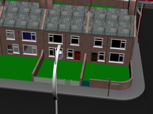 Street scene, from a university project in 2008